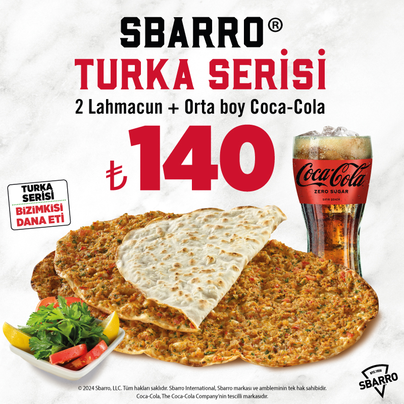 Sbarro® Turka Serisi