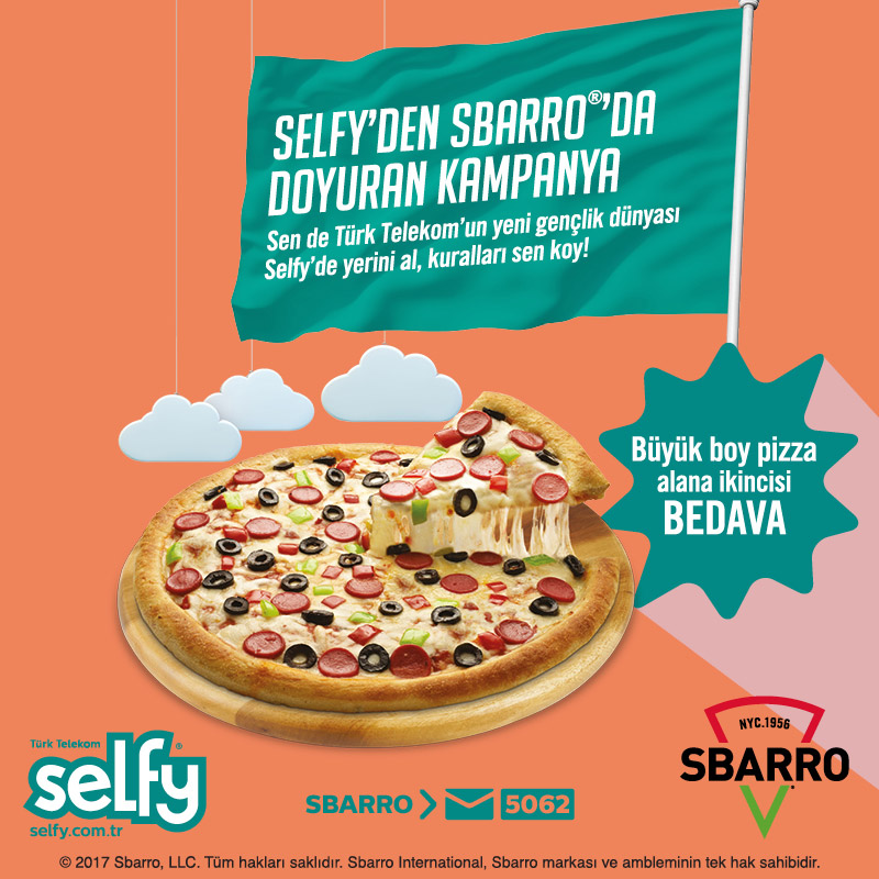 Pizza Kampanya ve Menüleri Sbarro Türkiye